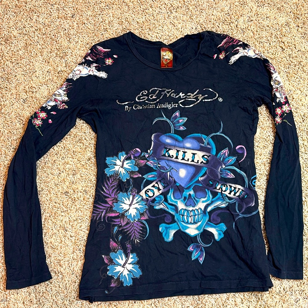 Ef Hardy long sleeve tea